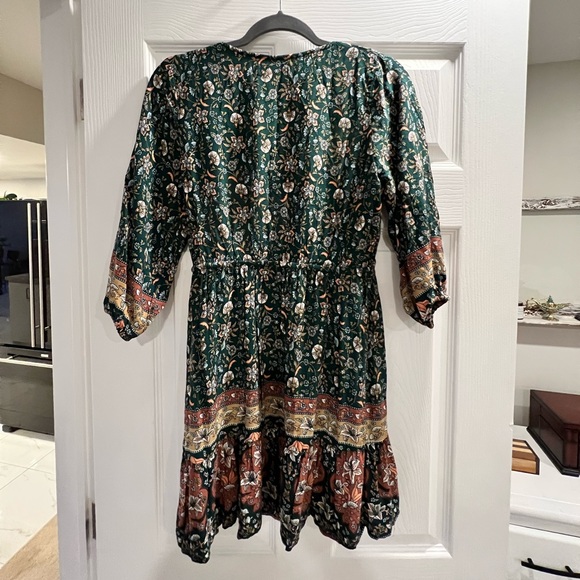 Boho 3/4 Sleeve Dress - Picture 4 of 4